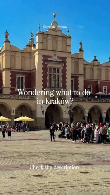 Show Me Krakow Instagram reel preview for Krakow trip ideas
